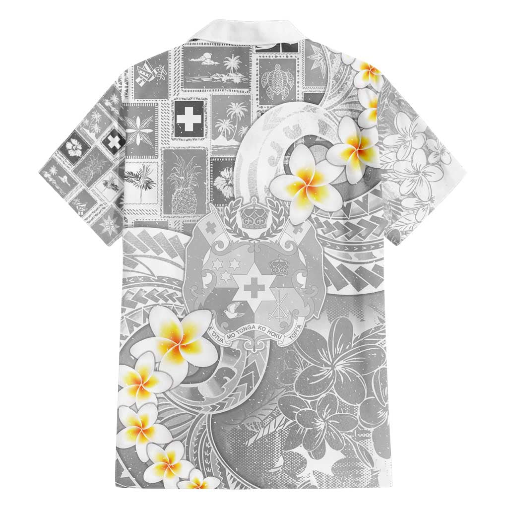 Tonga Christmas Family Matching Puletasi and Hawaiian Shirt Kilisimasi Fiefia Retro Style White - Polynesian Pride