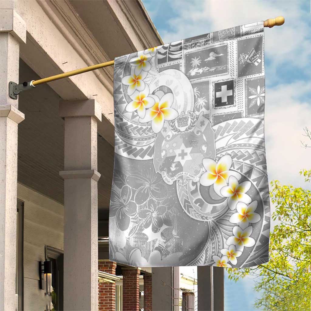 Tonga Christmas Garden Flag Kilisimasi Fiefia Retro Style White - Polynesian Pride