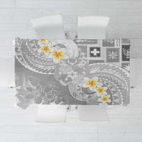 Tonga Christmas Tablecloth Kilisimasi Fiefia Retro Style White - Polynesian Pride