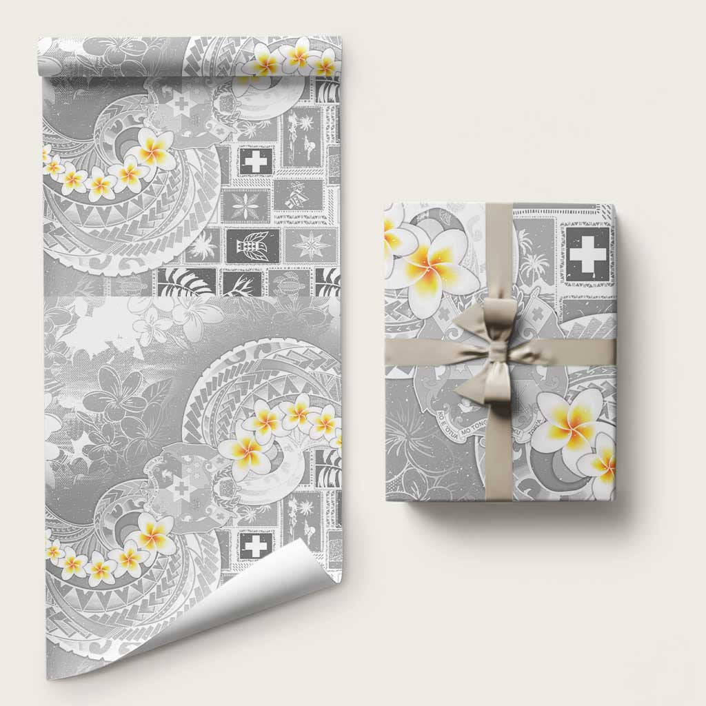 Tonga Christmas Wrapping Paper Kilisimasi Fiefia Retro Style White - Polynesian Pride