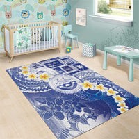 Federated States Of Micronesia Christmas Area Rug Retro Style Bright Version - Polynesian Pride