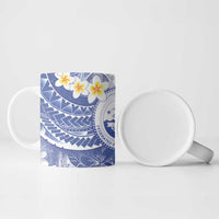 Federated States Of Micronesia Christmas Ceramic Mug Retro Style Bright Version - Polynesian Pride