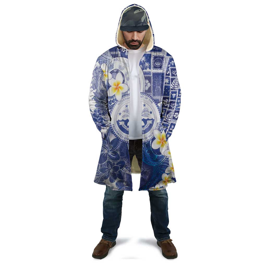 Federated States Of Micronesia Christmas Cloak Retro Style Bright Version - Polynesian Pride