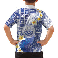 Federated States Of Micronesia Christmas Hawaiian Shirt Retro Style Bright Version - Polynesian Pride