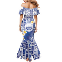 Federated States Of Micronesia Christmas Mermaid Dress Retro Style Bright Version - Polynesian Pride