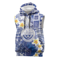 Federated States Of Micronesia Christmas Sleeveless Hoodie Retro Style Bright Version - Polynesian Pride