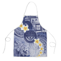 Federated States Of Micronesia Christmas Apron Retro Style Dark Version - Polynesian Pride