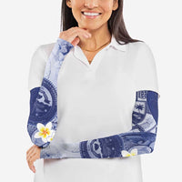 Federated States Of Micronesia Christmas Arm Sleeves Retro Style Dark Version - Polynesian Pride