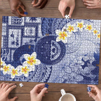 Federated States Of Micronesia Christmas Puzzle Retro Style Dark Version - Polynesian Pride