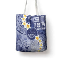 Federated States Of Micronesia Christmas Tote Bag Retro Style Dark Version - Polynesian Pride