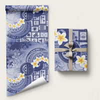 Federated States Of Micronesia Christmas Wrapping Paper Retro Style Dark Version - Polynesian Pride