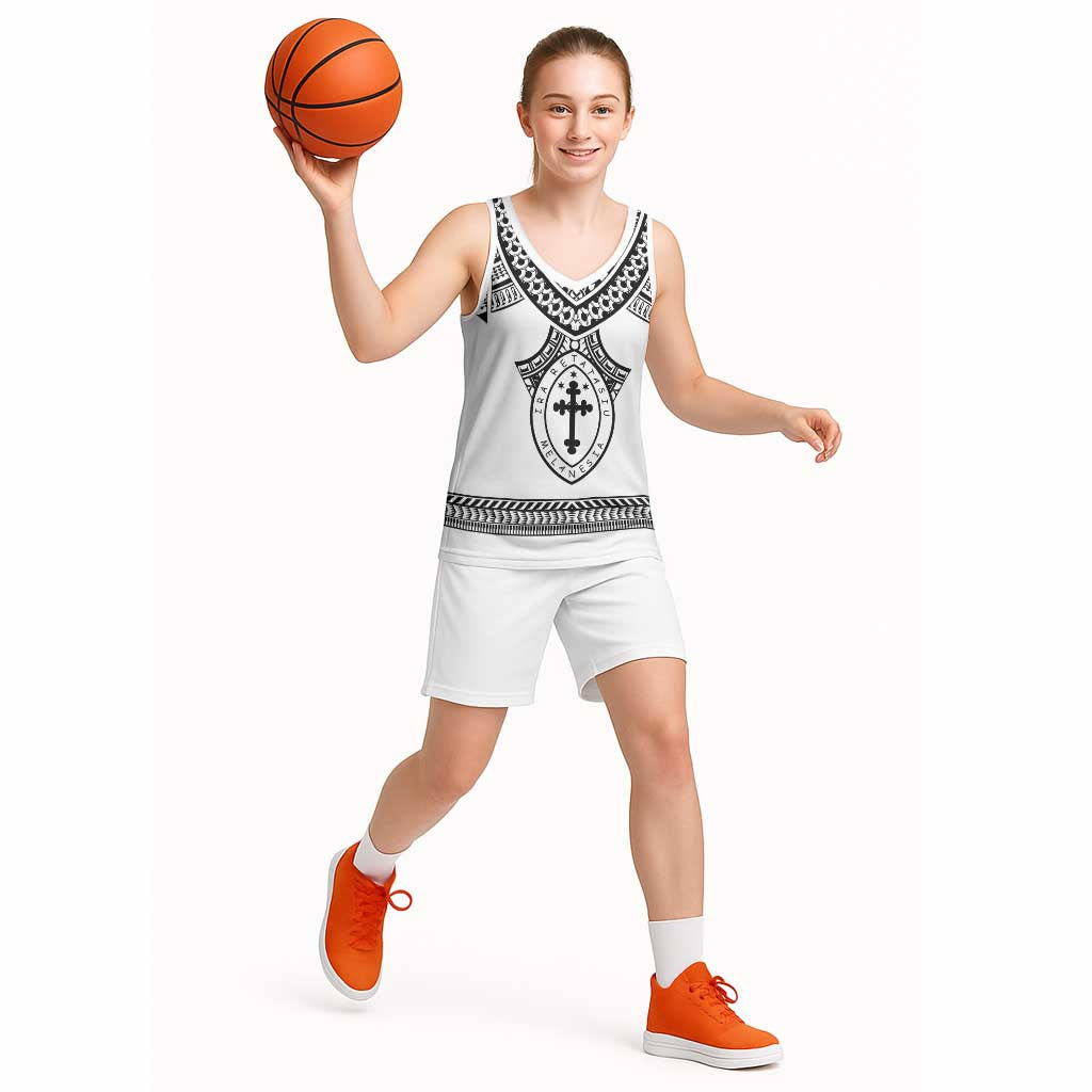 Personalised Melanesian Brotherhood Basketball Jersey With Tribal Pattern LT05 - Polynesian Pride