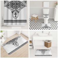 Personalised Melanesian Brotherhood Bathroom Set With Tribal Pattern LT05 - Polynesian Pride
