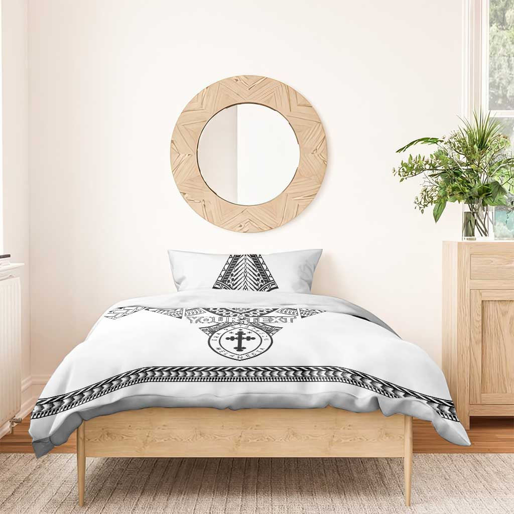 Personalised Melanesian Brotherhood Bedding Set With Tribal Pattern LT05 - Polynesian Pride
