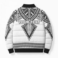 Personalised Melanesian Brotherhood Bomber Puffer Jacket With Tribal Pattern LT05 - Polynesian Pride