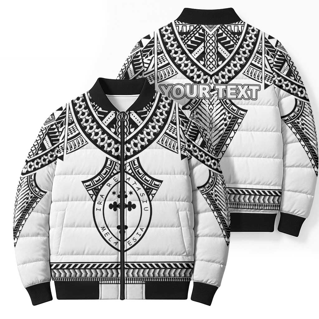 Personalised Melanesian Brotherhood Bomber Puffer Jacket With Tribal Pattern LT05 - Polynesian Pride