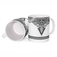 Personalised Melanesian Brotherhood Ceramic Mug With Tribal Pattern LT05 - Polynesian Pride
