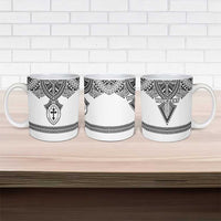 Personalised Melanesian Brotherhood Ceramic Mug With Tribal Pattern LT05 - Polynesian Pride