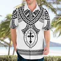 Personalised Melanesian Brotherhood Hawaiian Shirt With Tribal Pattern - Polynesian Pride