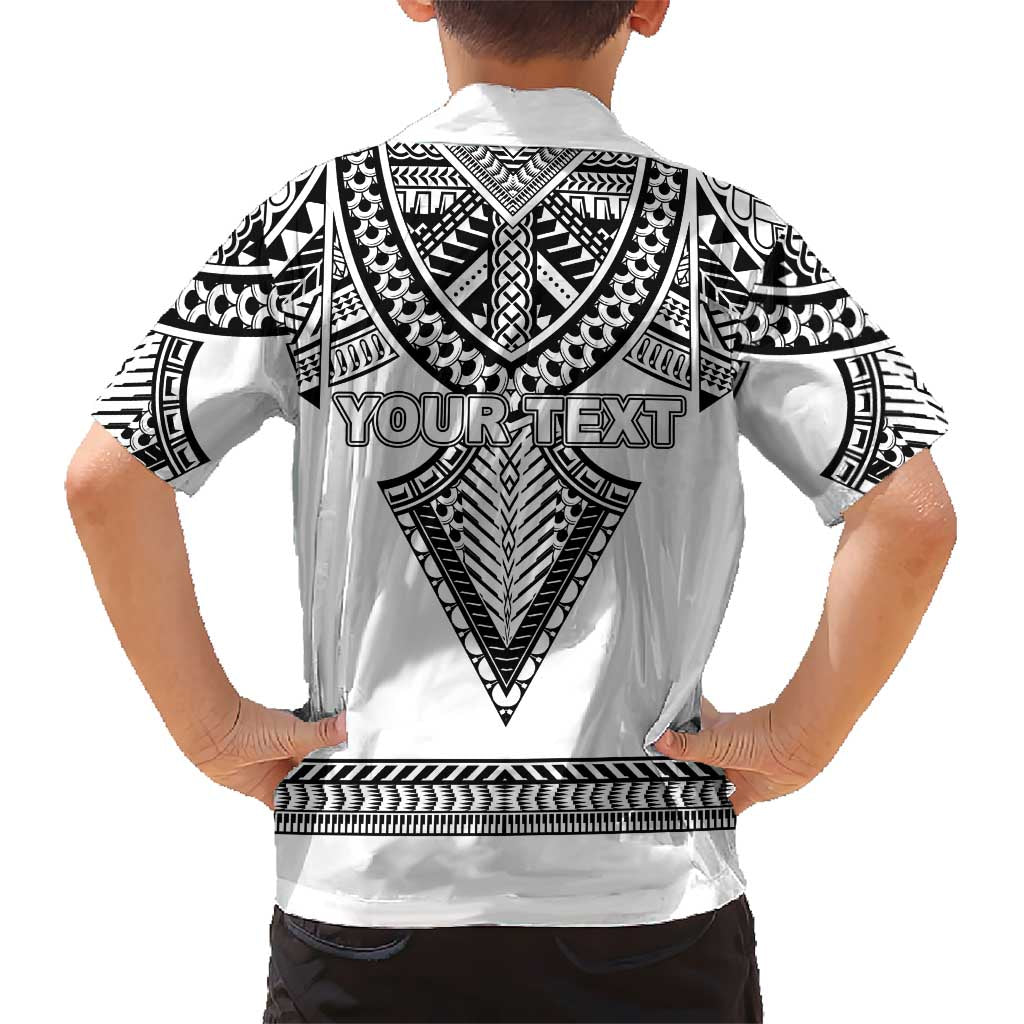 Personalised Melanesian Brotherhood Kid Hawaiian Shirt With Tribal Pattern LT05 - Polynesian Pride
