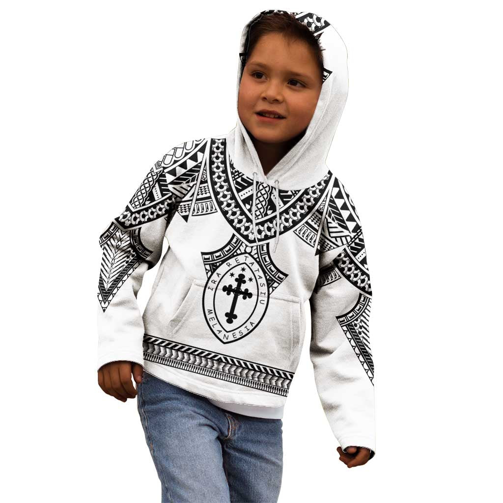 Personalised Melanesian Brotherhood Kid Hoodie With Tribal Pattern LT05 - Polynesian Pride