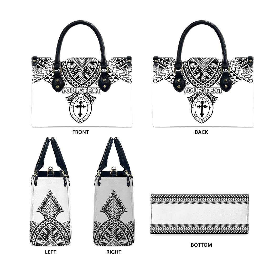 Personalised Melanesian Brotherhood Leather Bag With Tribal Pattern LT05 - Polynesian Pride