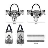 Personalised Melanesian Brotherhood Leather Bag With Tribal Pattern LT05 - Polynesian Pride