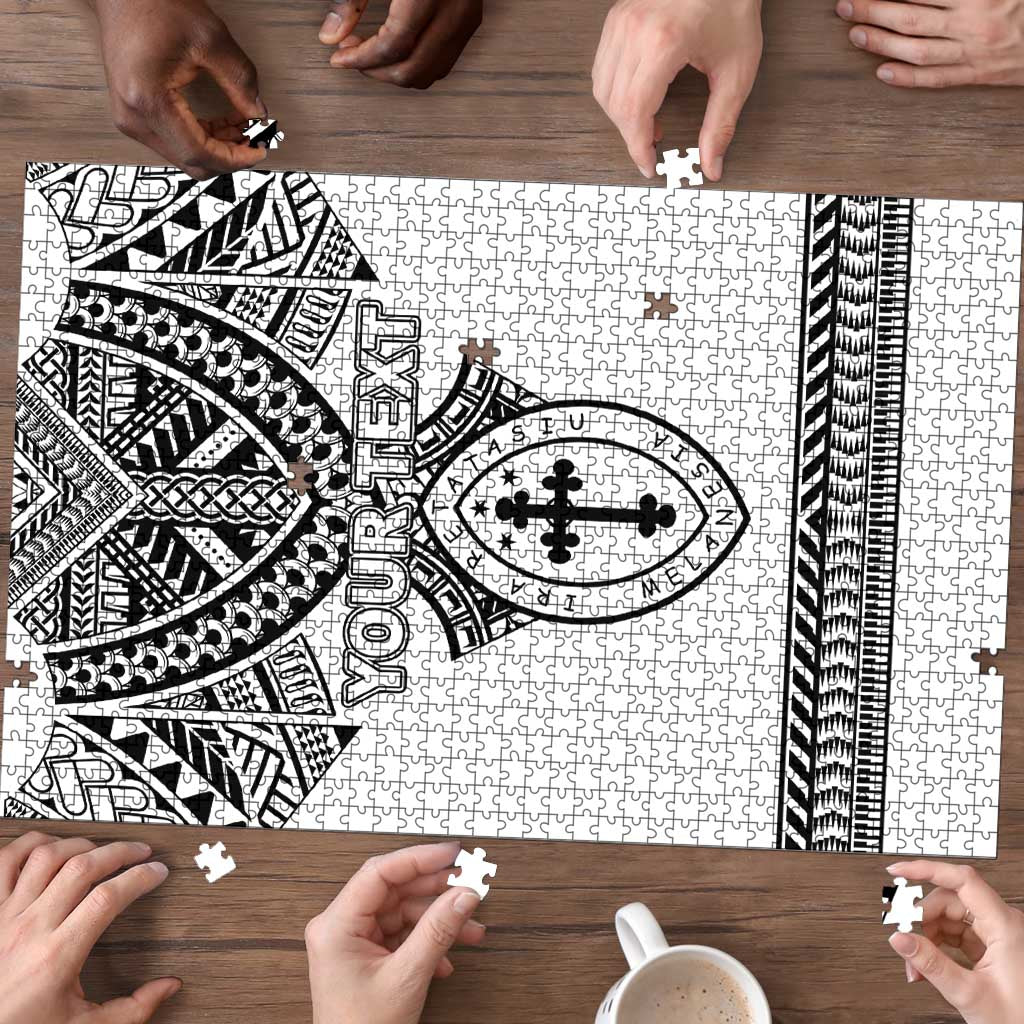 Personalised Melanesian Brotherhood Puzzle With Tribal Pattern LT05 - Polynesian Pride
