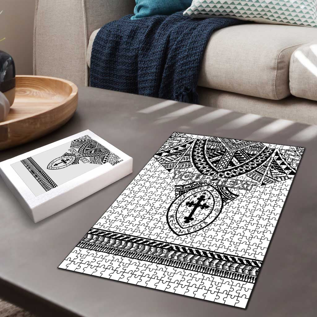 Personalised Melanesian Brotherhood Puzzle With Tribal Pattern LT05 - Polynesian Pride