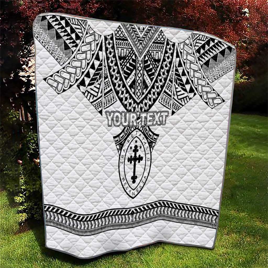 Personalised Melanesian Brotherhood Quilt With Tribal Pattern LT05 - Polynesian Pride