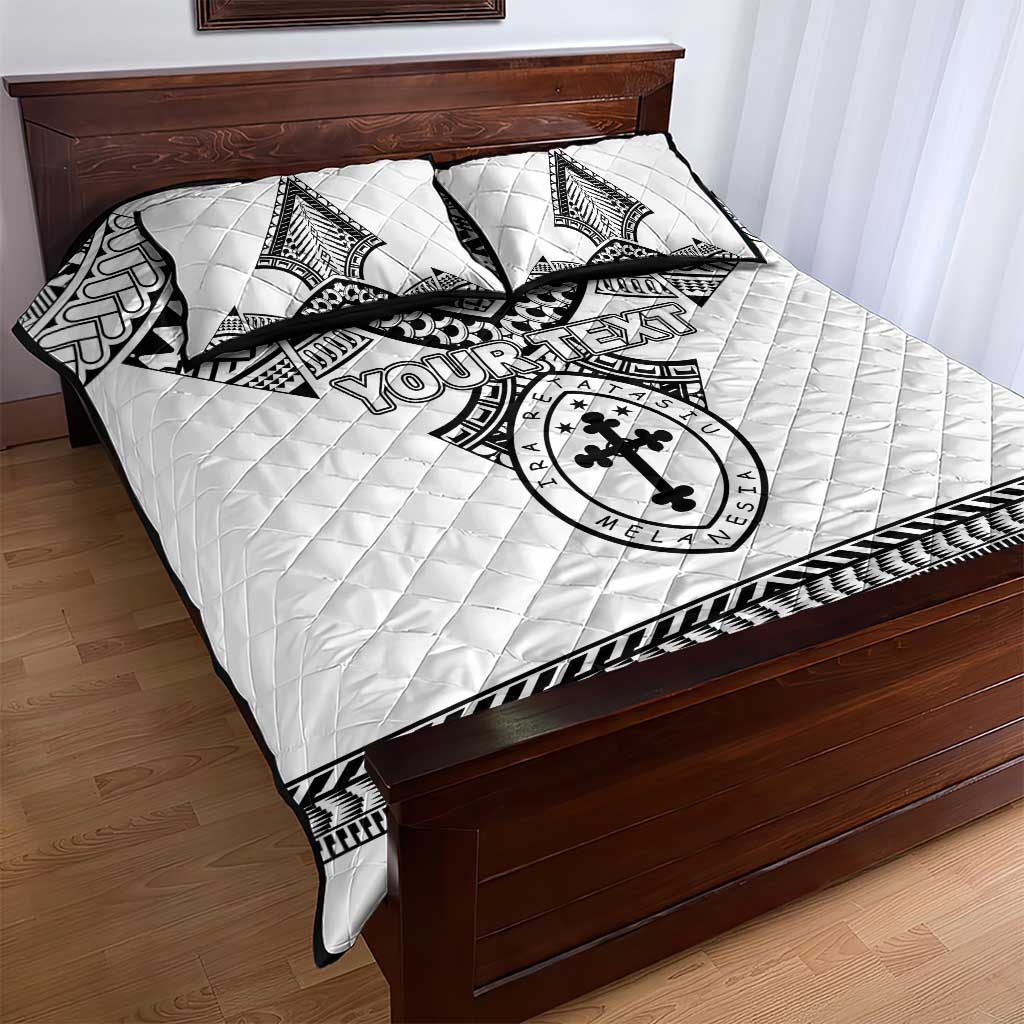 Personalised Melanesian Brotherhood Quilt Bed Set With Tribal Pattern - Polynesian Pride