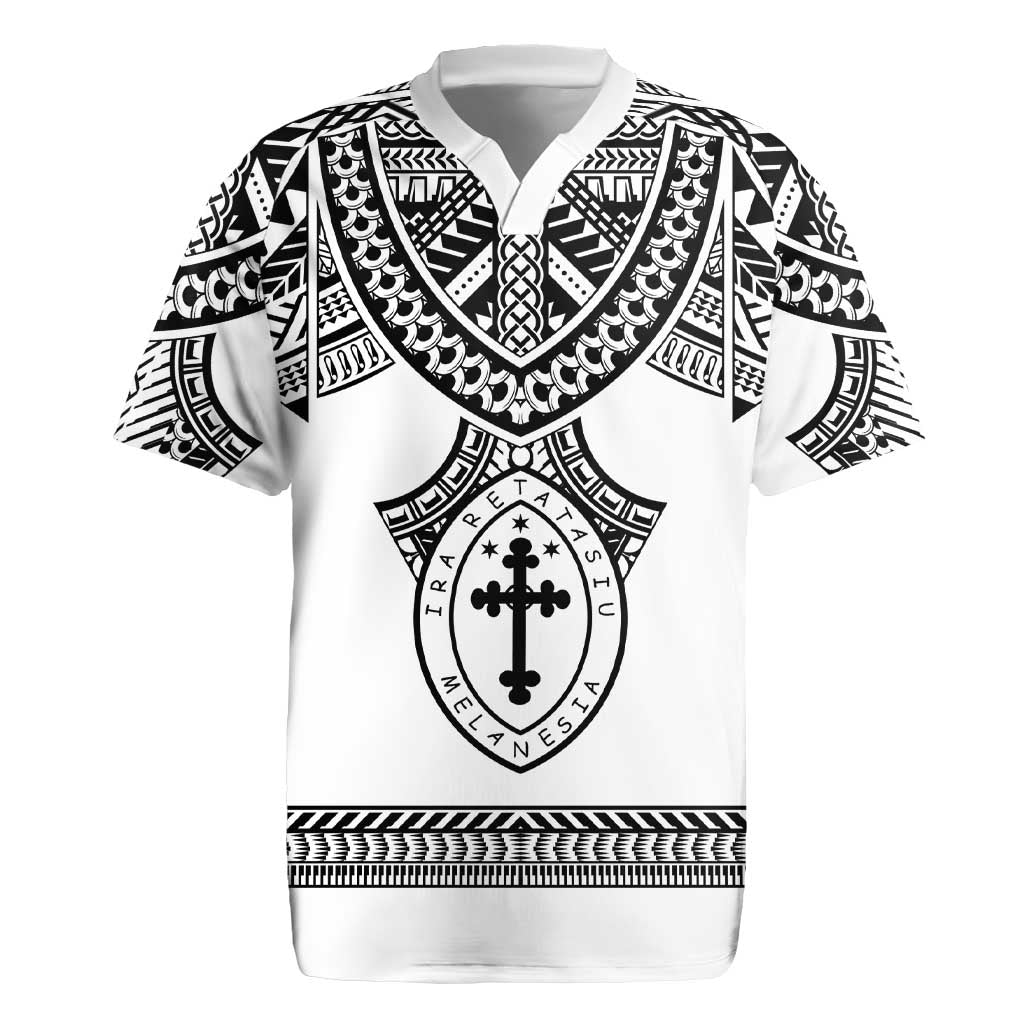 Personalised Melanesian Brotherhood Rugby Jersey With Tribal Pattern - Polynesian Pride