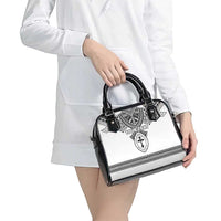 Personalised Melanesian Brotherhood Shoulder Handbag With Tribal Pattern LT05 - Polynesian Pride