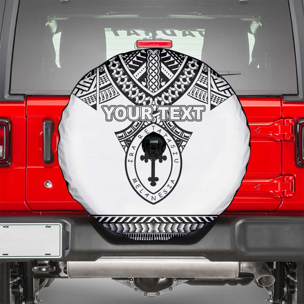 Personalised Melanesian Brotherhood Spare Tire Cover With Tribal Pattern LT05 - Polynesian Pride