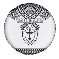 Personalised Melanesian Brotherhood Spare Tire Cover With Tribal Pattern LT05 - Polynesian Pride