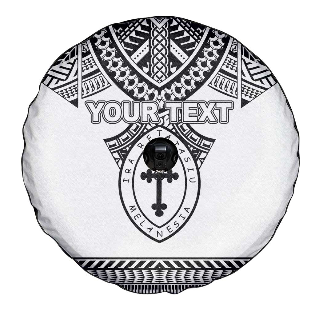 Personalised Melanesian Brotherhood Spare Tire Cover With Tribal Pattern LT05 - Polynesian Pride