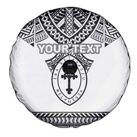 Personalised Melanesian Brotherhood Spare Tire Cover With Tribal Pattern LT05 - Polynesian Pride