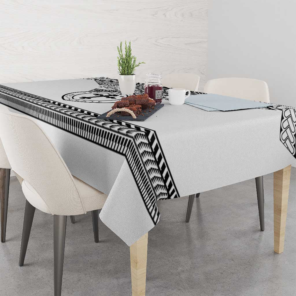Personalised Melanesian Brotherhood Tablecloth With Tribal Pattern LT05 - Polynesian Pride