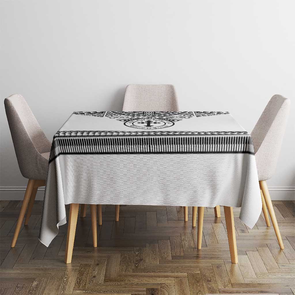 Personalised Melanesian Brotherhood Tablecloth With Tribal Pattern LT05 - Polynesian Pride