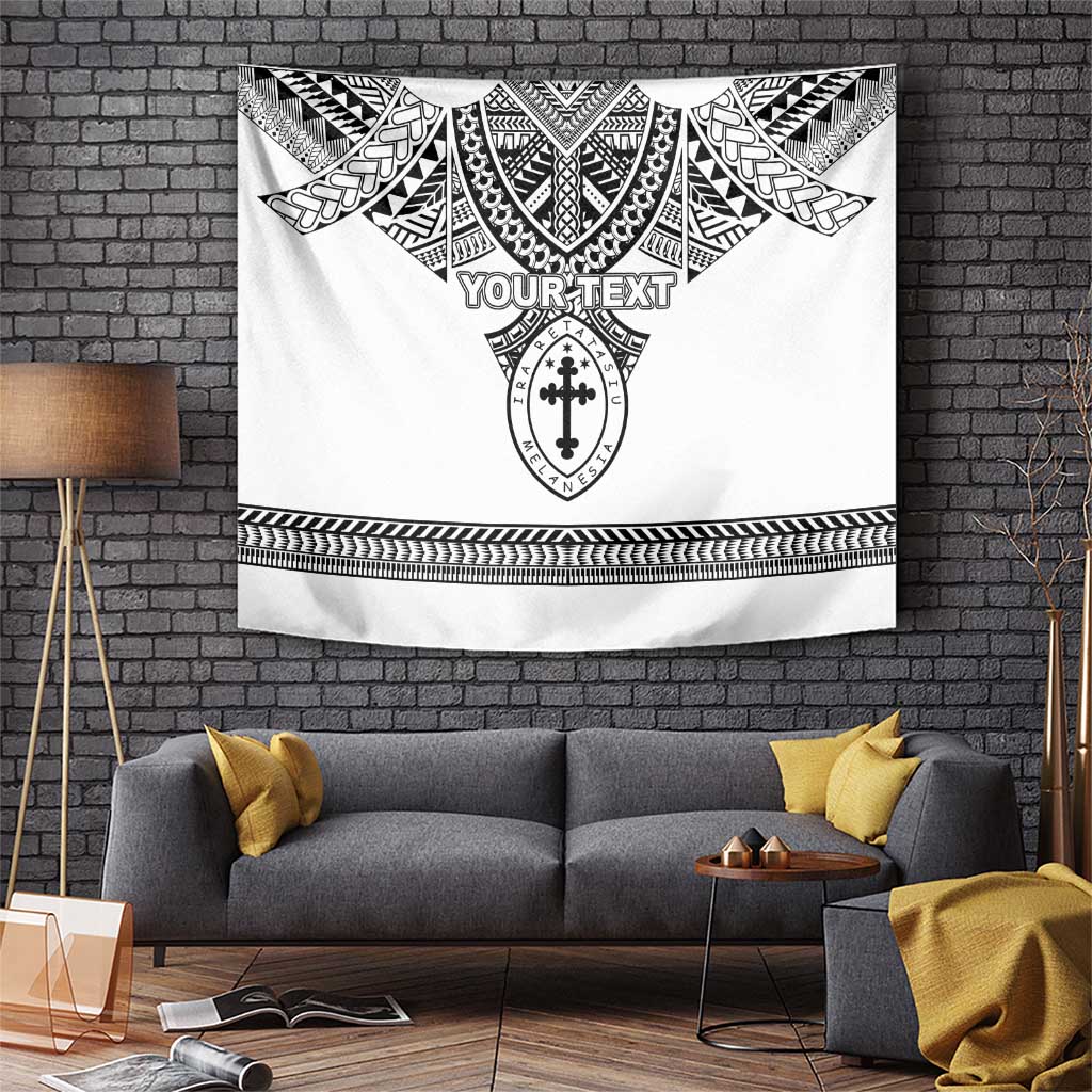 Personalised Melanesian Brotherhood Tapestry With Tribal Pattern - Polynesian Pride