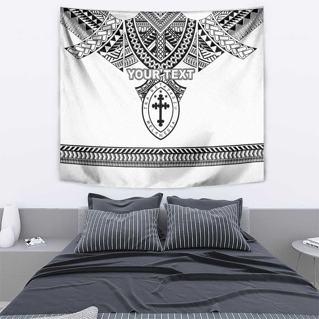 Personalised Melanesian Brotherhood Tapestry With Tribal Pattern - Polynesian Pride
