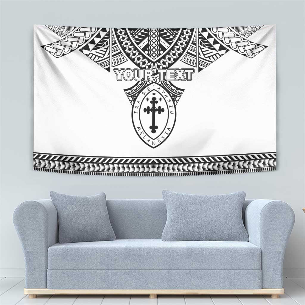 Personalised Melanesian Brotherhood Tapestry With Tribal Pattern - Polynesian Pride