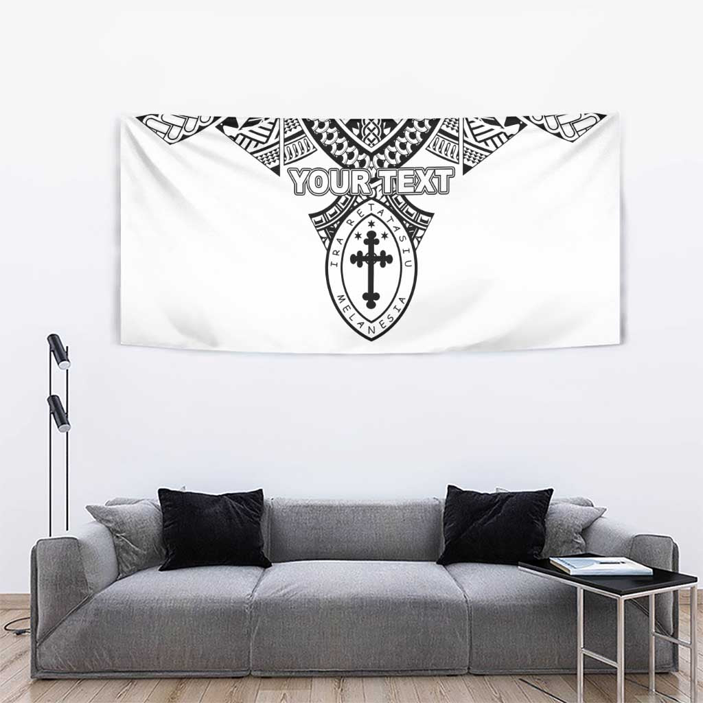 Personalised Melanesian Brotherhood Tapestry With Tribal Pattern - Polynesian Pride