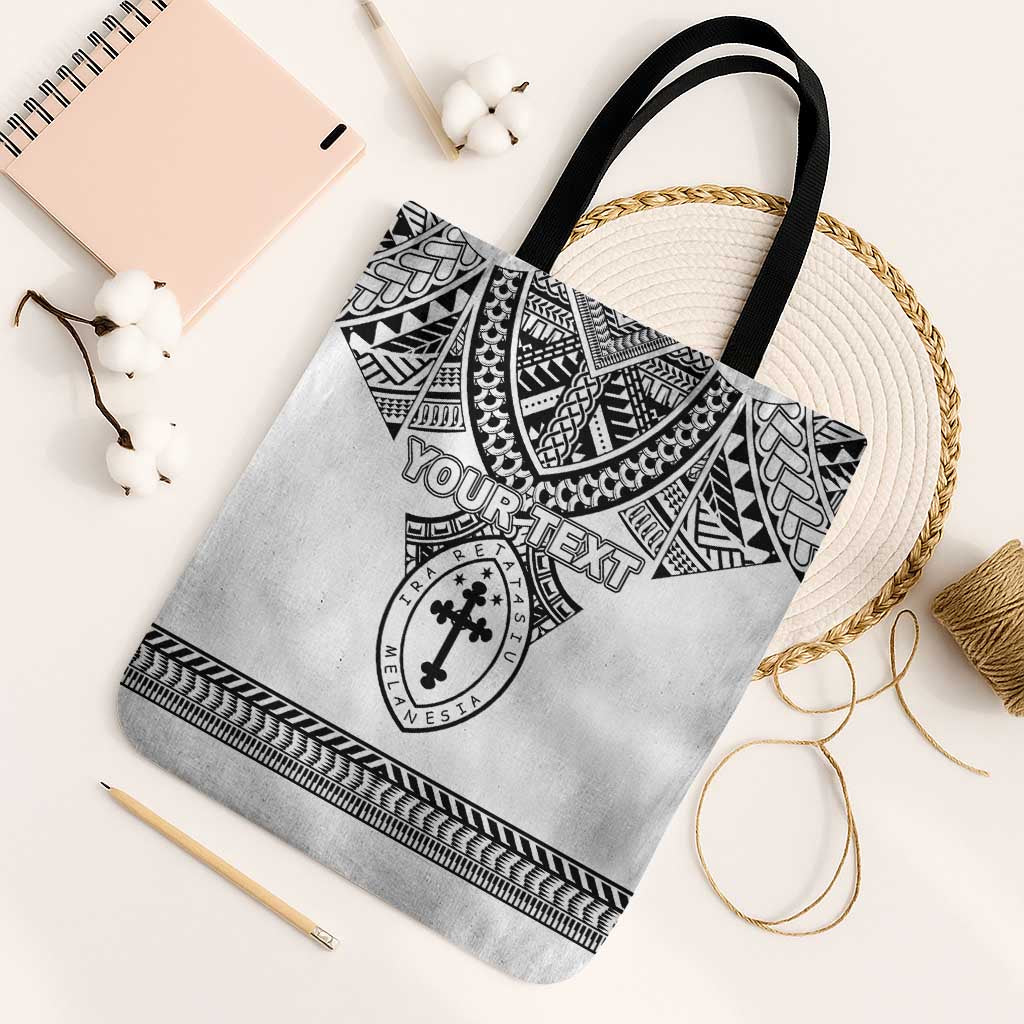 Personalised Melanesian Brotherhood Tote Bag With Tribal Pattern - Polynesian Pride