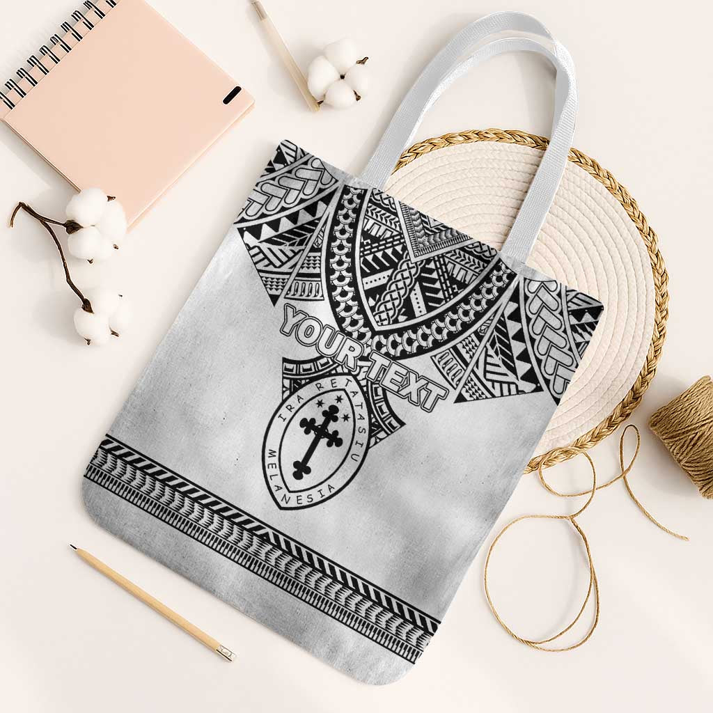 Personalised Melanesian Brotherhood Tote Bag With Tribal Pattern - Polynesian Pride