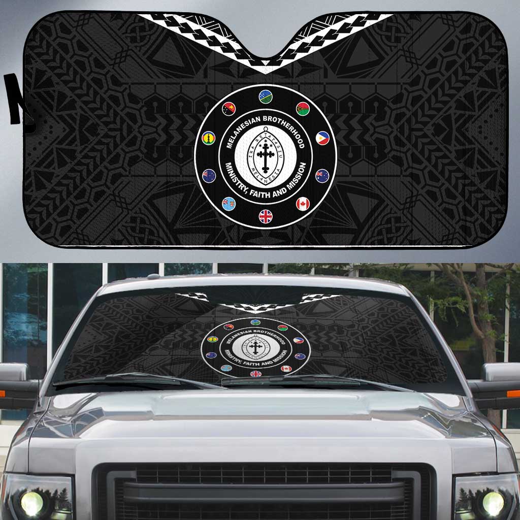 Melanesian Brotherhood Auto Sun Shade Ministry Faith And Mission - Polynesian Pride