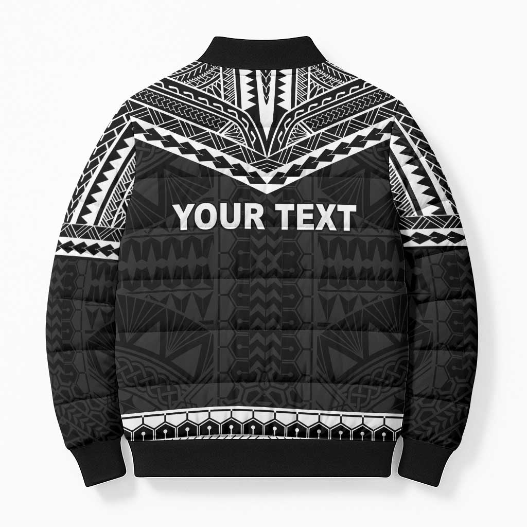 Personalised Melanesian Brotherhood Bomber Puffer Jacket Ministry Faith And Mission LT05 - Polynesian Pride