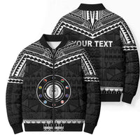 Personalised Melanesian Brotherhood Bomber Puffer Jacket Ministry Faith And Mission LT05 - Polynesian Pride
