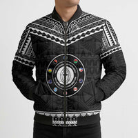 Personalised Melanesian Brotherhood Bomber Puffer Jacket Ministry Faith And Mission LT05 - Polynesian Pride