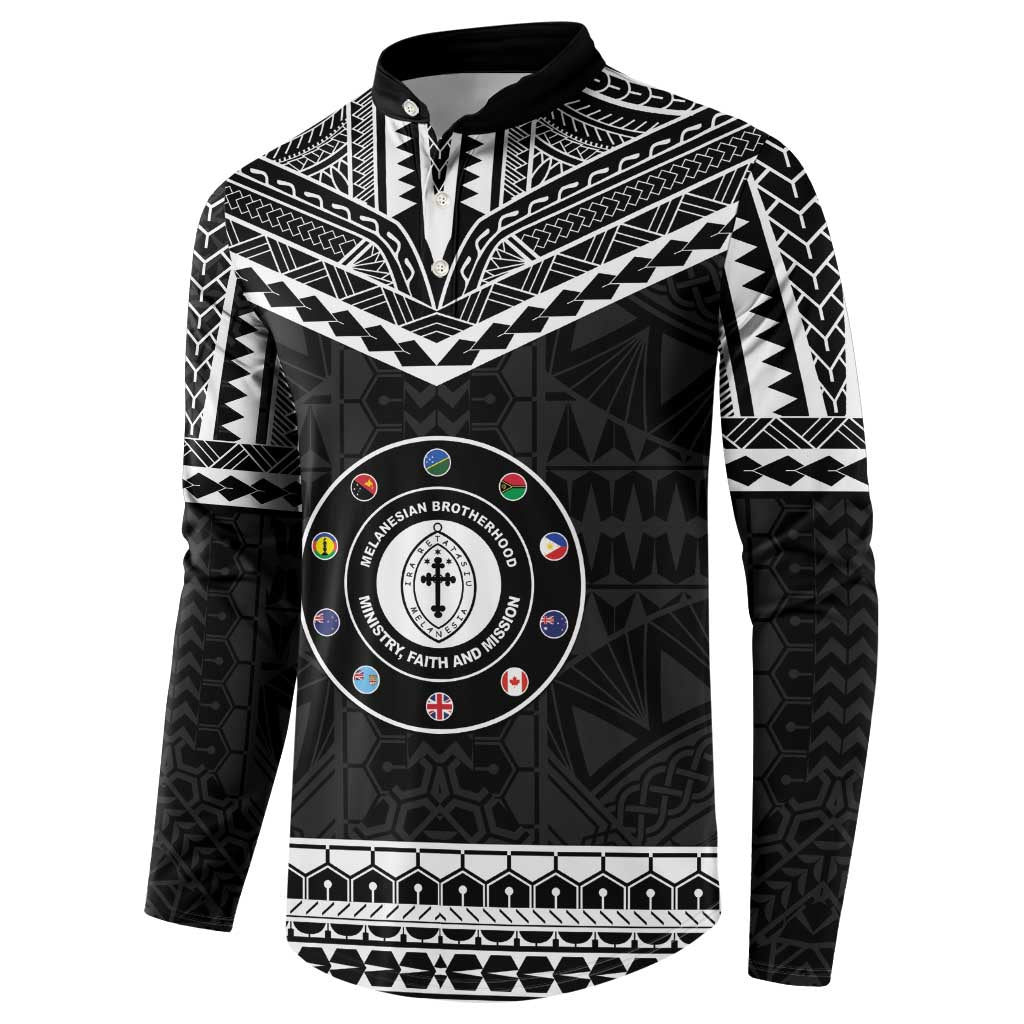 Personalised Melanesian Brotherhood Button Sweatshirt Ministry Faith And Mission LT05 - Polynesian Pride